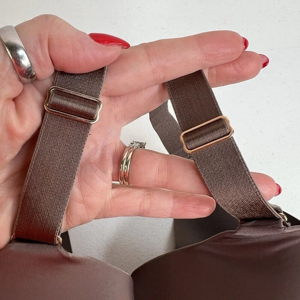 Soma 44DDD‎ Vanishing 360 Perfect Coverage Bra Underwire Smoothing T-Shirt Brown